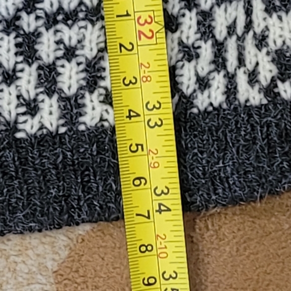 Monteau Multicolor Patterned Cardigan - Picture 10 of 11